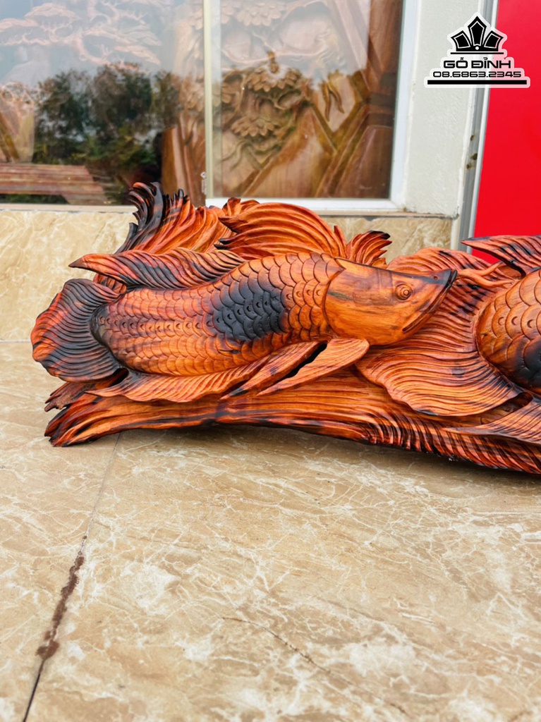 Tượng Hổ Gỗ Trắc Cao 23 Ngang 85 Sâu 15 (cm) 0