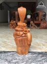Tượng Rắn Gỗ Hương Cao 54 Ngang 22 Sâu 16 (cm) 3