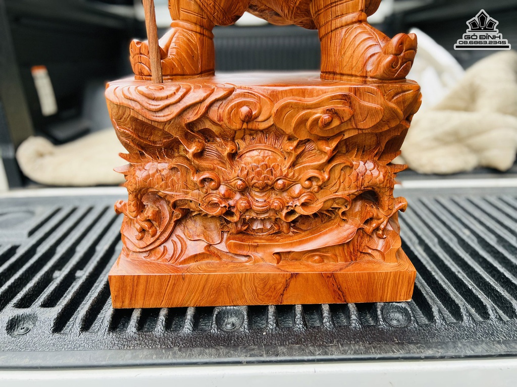 Tượng Quan Công Gỗ Hương Đá Cao 100 Ngang 36 Sâu 24 (cm)7