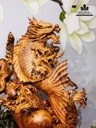 Tượng Cá Hóa Rồng Gỗ Hương Cao 79 Ngang 55 Sâu 25 (cm) 9