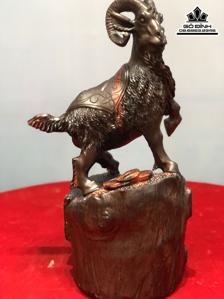 Tương Dê (Nhất Dương) Gỗ Trắc Cao 36 Ngang 32 Sâu 19 (cm) 0