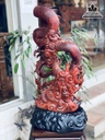 Tượng Long Phụng Gỗ Tử Đàn Cao 73 Ngang 35 Sâu 27 (cm)6