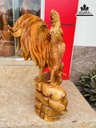 Tượng Gà Trống Gỗ Hương Cao 66 Ngang 42 Sâu 22 (cm) 1
