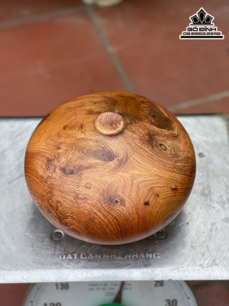 Bình Chum Phú Quý Gỗ Hương Cao 20 Đường Kính 26 (cm) 0