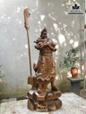 Tượng  Quan Công Gỗ Bách Xanh Cao 105 Ngang 42 Sâu 28 (cm) 1