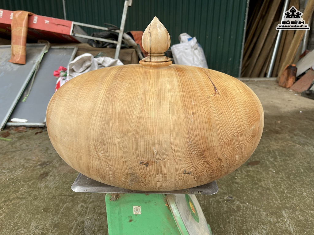 Bình Chum Phú Quý Gỗ Ngọc Am Cao 26 Đường Kính 51.5 (cm) 0