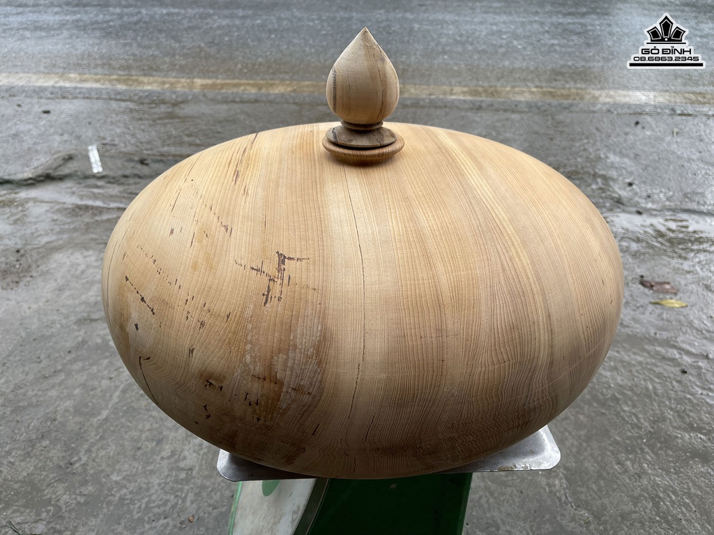 Bình Chum Phú Quý Gỗ Ngọc Am Cao 26 Đường Kính 51.5 (cm) 3