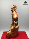 Tượng Dê Nhất Dương  Gỗ Hương Cao 52 Ngang 27 Sâu 22 (cm) 2