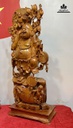 Tượng Phật Di Lặc Tam Phúc Gỗ Ngọc Am Cao 110 Ngang 46 Sâu 20 (cm) 0