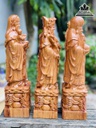 Tượng Phúc Lộc Thọ Gỗ Hương Đá Cao 40 Ngang 13 Sâu 11 (cm) 1