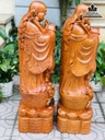 Tượng Phât Di Lặc Chúc Phúc Gỗ Hương Đá Cao 80 Ngang 28 Sâu 23 (cm) 1
