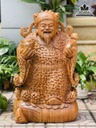 Tượng Thần Tài Gỗ Ngọc Am Cao 67 Ngang 40 Sâu 21 (cm) 0