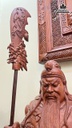 Tượng Quan Công Chống Đao Gỗ Hương Cao 120 Ngang 46 Sâu 36 (cm) 1