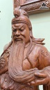 Tượng Quan Công Chống Đao Gỗ Hương Cao 120 Ngang 46 Sâu 36 (cm) 2