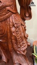 Tượng Quan Công Chống Đao Gỗ Hương Cao 120 Ngang 46 Sâu 36 (cm) 8