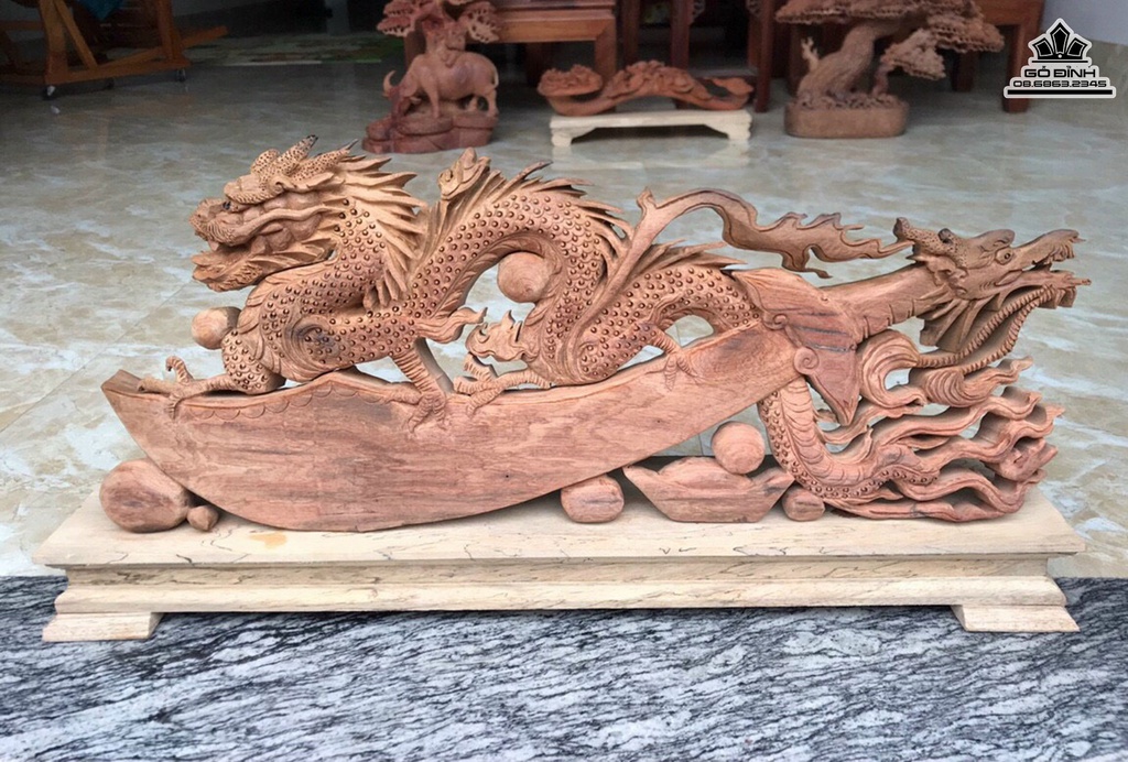 Đao Rồng Gỗ Hương Cao 38 Ngang 75 Sâu 10 (cm)3
