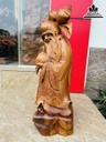Tượng Ông Thọ Gỗ Hương Cao 52 Ngang 22 Sâu 20 (cm) 1