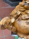 Tượng Cóc(Ngũ Cóc)Chấn Chum Gỗ Hương Việt Cao 42 Ngang 76 Sâu 70 (cm) 4