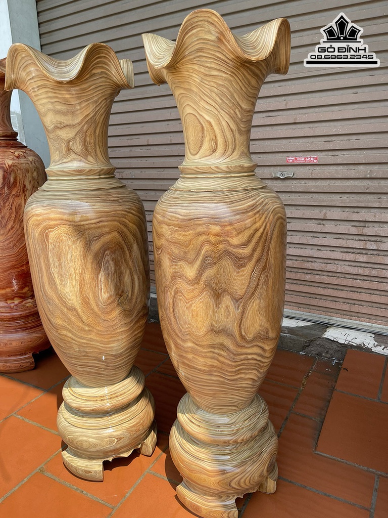 Lục Bình Gỗ Cẩm Vàng Cao 160 Đường Kính 44 (cm) 7