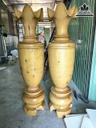 Cặp Lục Bình Gỗ Mít Cao 160 Đường Kính 40.5 (cm) 0