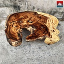 Bàn Trà Gỗ Me Tây Dài 120 Rộng 100 Dày 9,5 Cao 39.5 (cm) 0