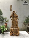 Tượng Quan Công Gỗ Bách Xanh Cao 102 Ngang 40 Sâu 30 (cm) 0