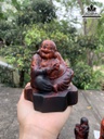 Tượng Phật Di Lặc Gỗ Trắc Cao 11 Ngang 9 Sâu 7 (cm) 0