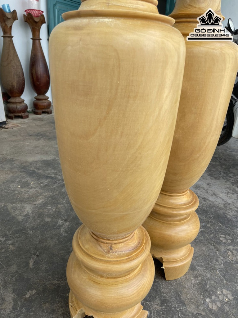 Lục Bình Gỗ Mít Cao 118 Đường Kính 29 (cm) 0