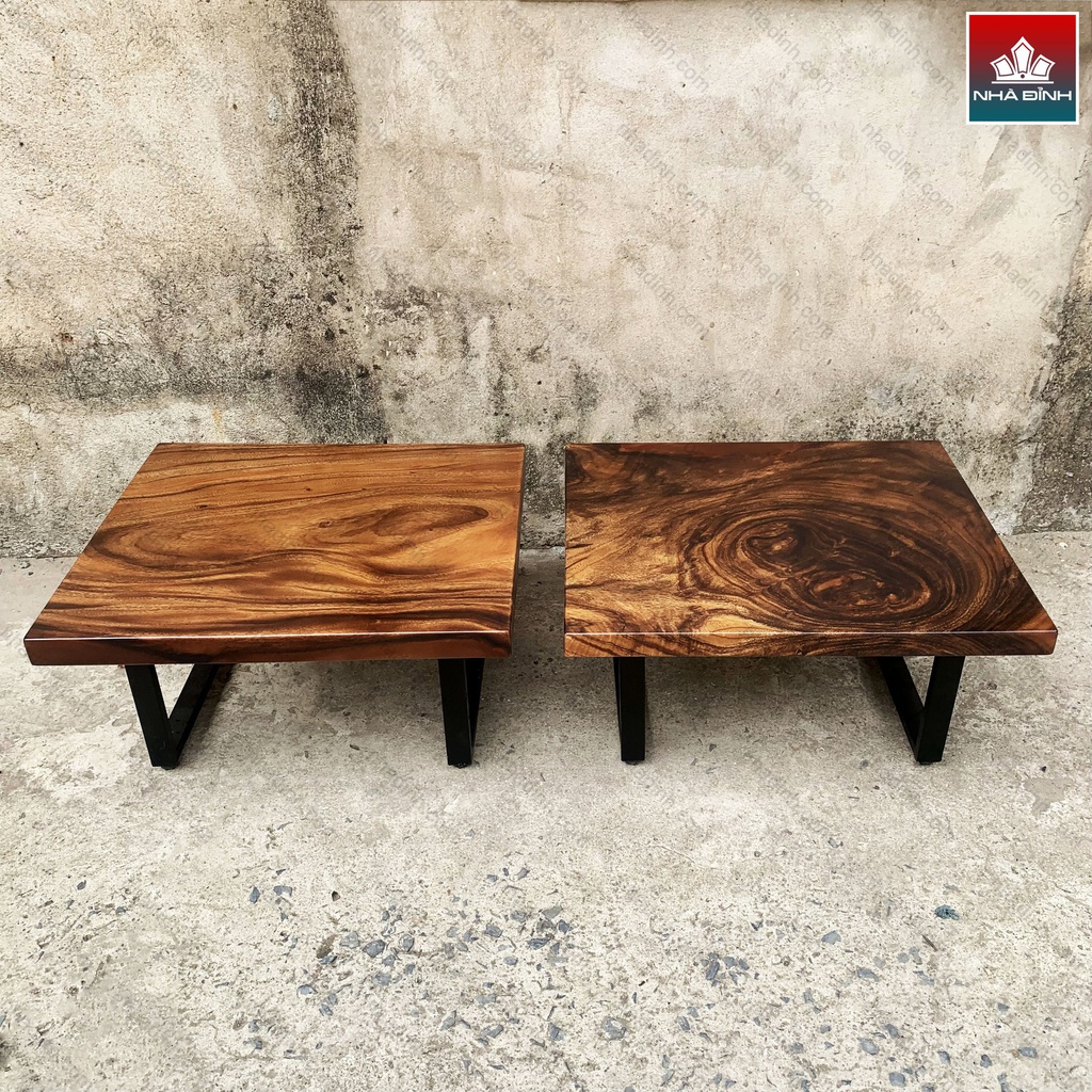 Bàn Trà Ngồi Bệt Gỗ Me Tây Dài 68 Rộng 59 Cao 35 (cm)1