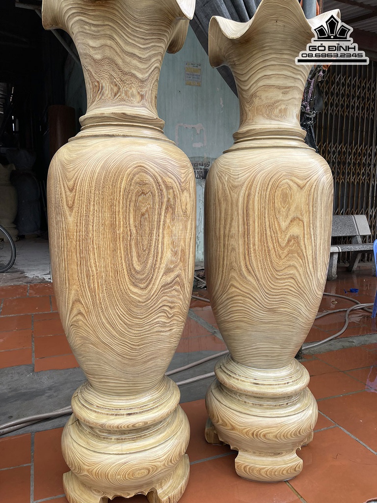 Lục Bình Gỗ Cẩm Vàng Cao 160 Đường Kính 46 (cm) Số 1 0