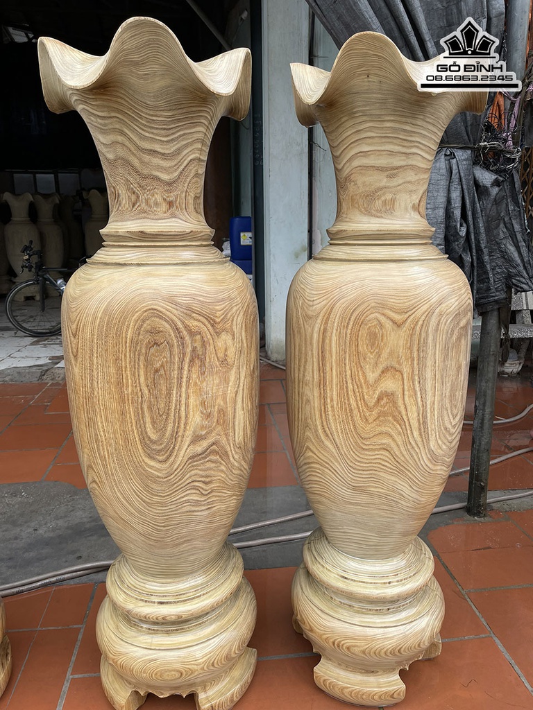 Lục Bình Gỗ Cẩm Vàng Cao 160 Đường Kính 46 (cm) Số 1 1