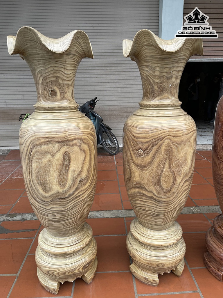 Lục Bình Gỗ Cẩm Vàng Cao 160 Đường Kính 46 (cm) 0