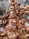 Tượng Phật Di Lặc Ngũ Phúc Gỗ Hương Cao 80 Ngang 80 Sâu 50 1