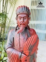 Tượng Khổng Minh (Gia Cát Lượng) Gỗ Trắc Cao 68 Ngang 23 Sâu 17 (cm) 0