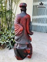 Tượng Khổng Minh (Gia Cát Lượng) Gỗ Trắc Cao 68 Ngang 23 Sâu 17 (cm) 3