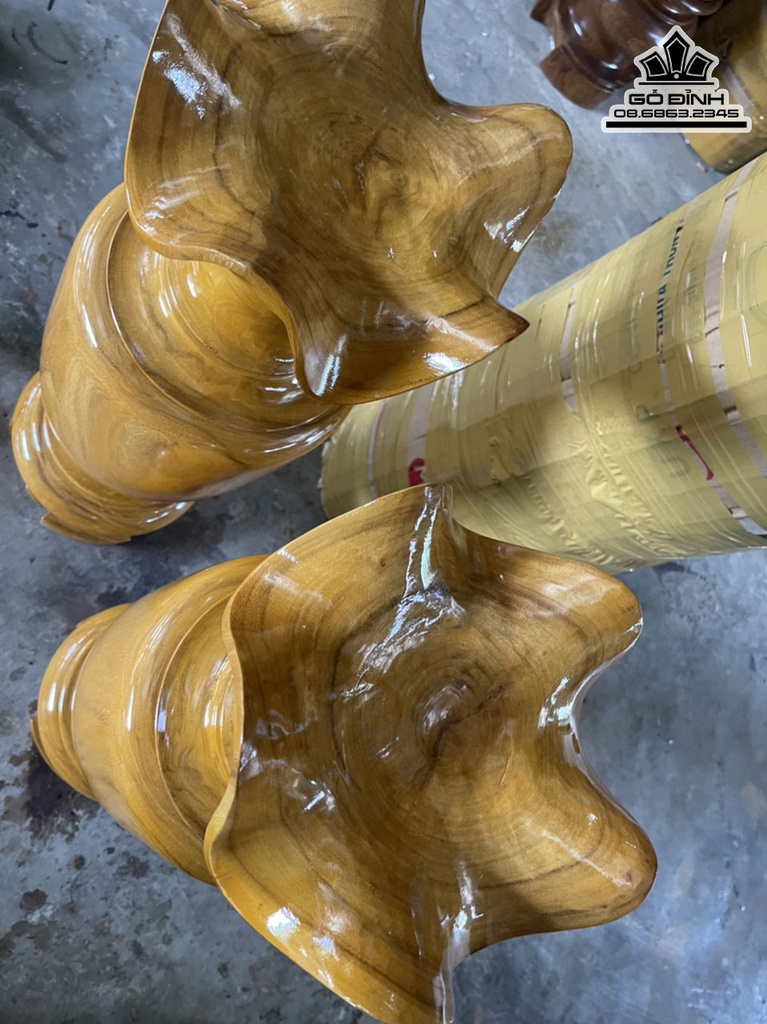 Lục Bình Gỗ Mít Cao 79 Đường Kính 25 (cm) 0