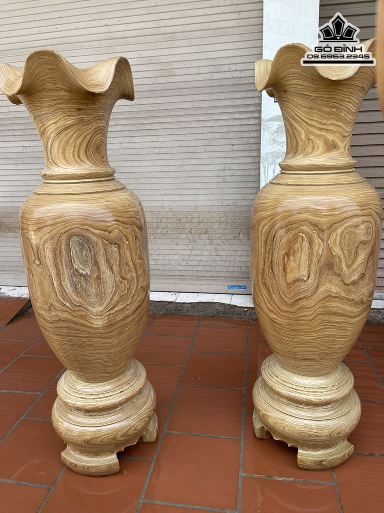 Lục Bình Gỗ Cẩm Vàng Cao 180 Đường Kính  55 (cm) 1