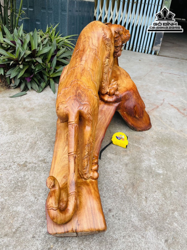 Tượng Hổ Gỗ Hương Việt Cao 50 Ngang 96 Sâu 45 (cm) 1
