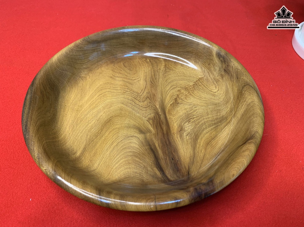 Đĩa Gỗ Trắc Đường Kính 21 Dày 3.5 (cm) 2