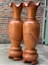 Cặp Lục Bình Gỗ Hương Đỏ Cao 150 Đường Kính 44 (cm) 1