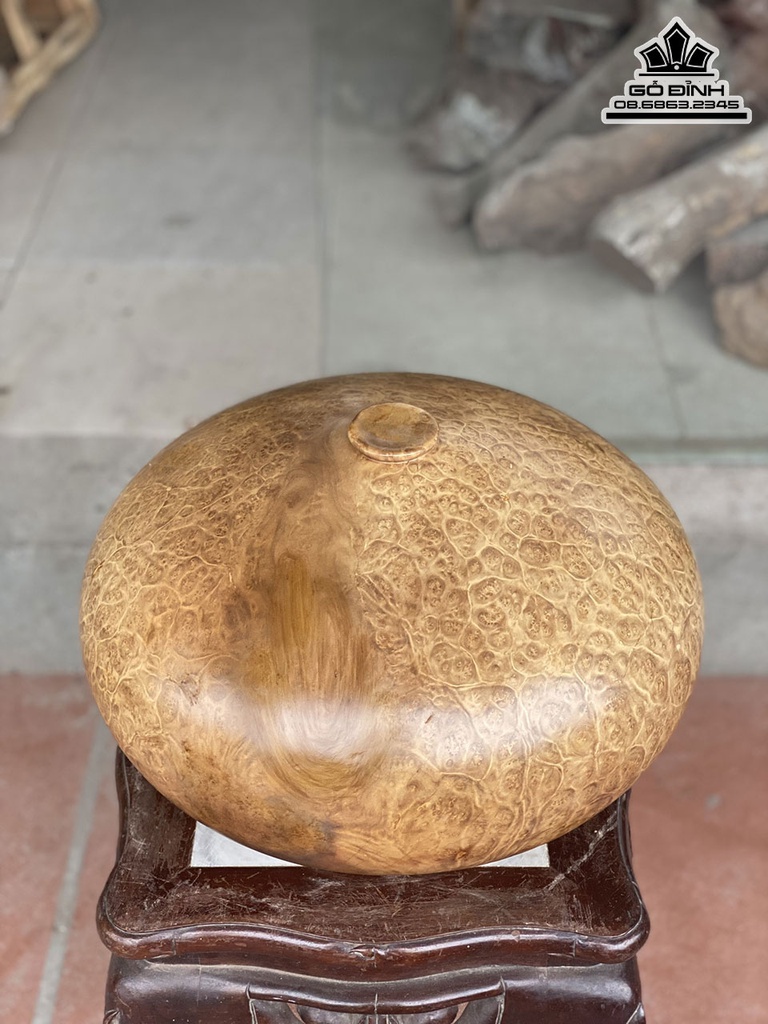 Bình Chum Phú Quý Gỗ Nu Kháo Cao 29 Đường Kính 46 (cm) 1