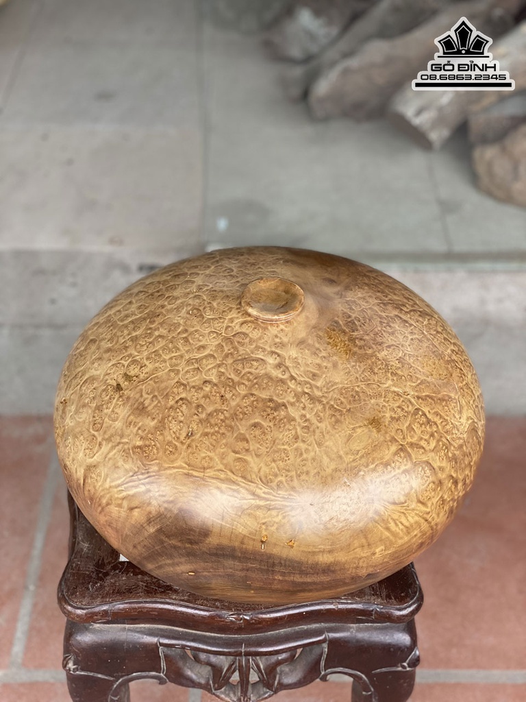 Bình Chum Phú Quý Gỗ Nu Kháo Cao 29 Đường Kính 46 (cm) 2