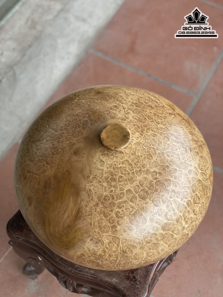 Bình Chum Phú Quý Gỗ Nu Kháo Cao 29 Đường Kính 46 (cm) 3
