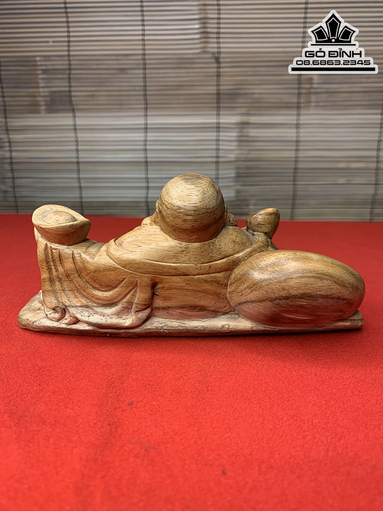 Tượng Phật Di Lặc Để Xe  Gỗ Sưa Cao 7 Ngang 15.5 Sâu 7 (cm) 1