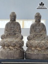Tượng Phật A Di Đà Gỗ Trầm Hương Cao 36 Đường Kính 20 (cm) 0