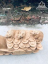 Tượng Chuột Kéo Xe Tiền Gỗ Ngọc Am Cao 22 Ngang 40 Sâu 16 (cm) 3