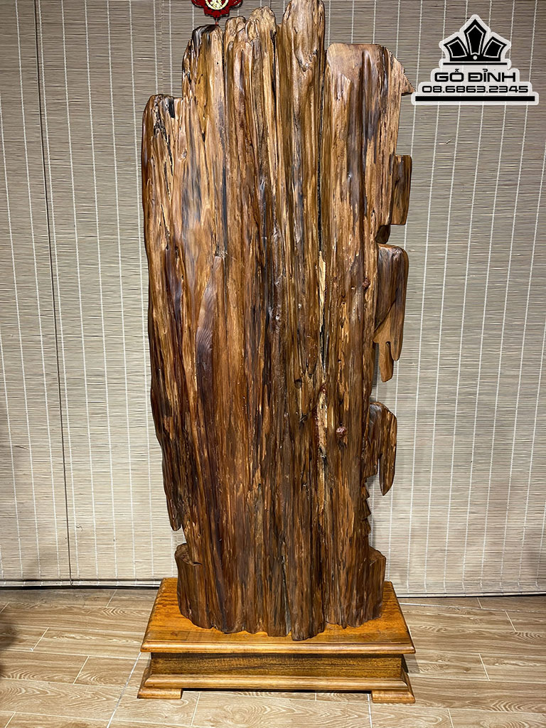 Tượng Phật A Di Đà Gỗ Ngọc Am Cao 115 Ngang 50 Sâu 22 (cm) 4