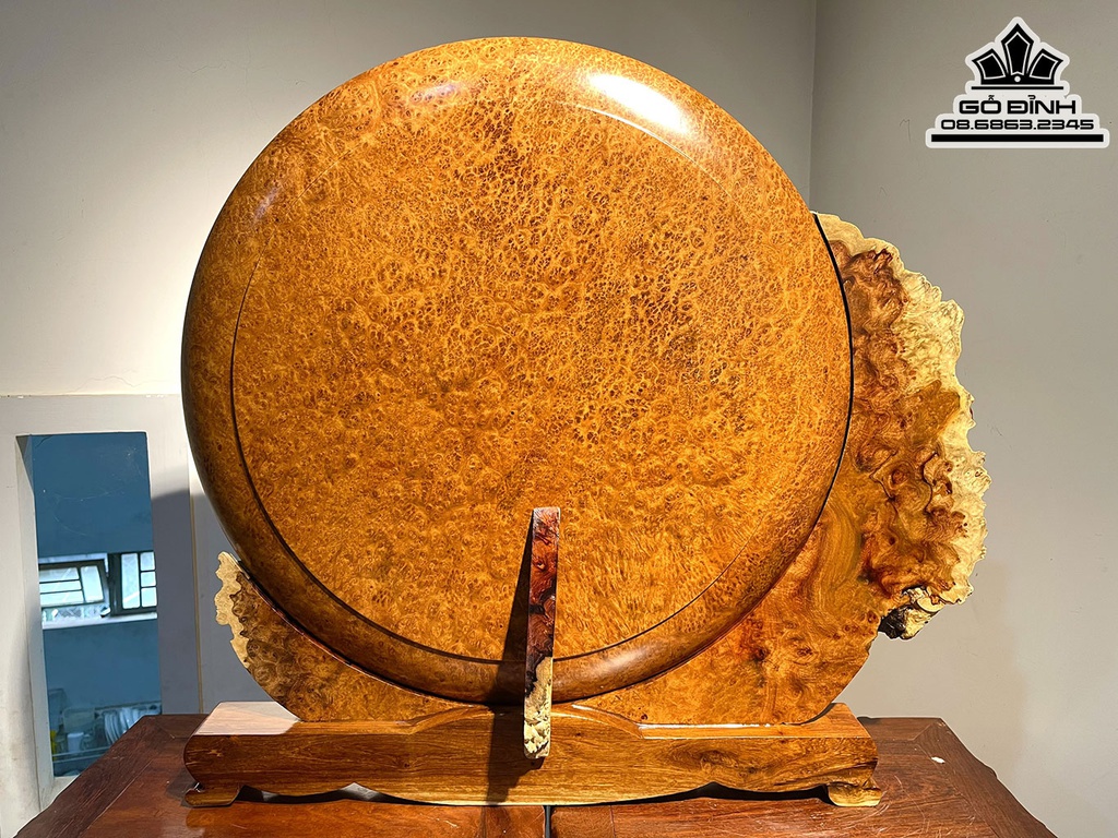 Đĩa Gỗ Nu Hương Đường Kính 65 Dày 3.8-5 (cm) 2
