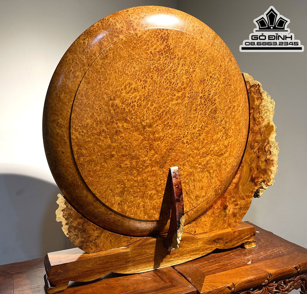 Đĩa Gỗ Nu Hương Đường Kính 65 Dày 3.8-5 (cm) 3