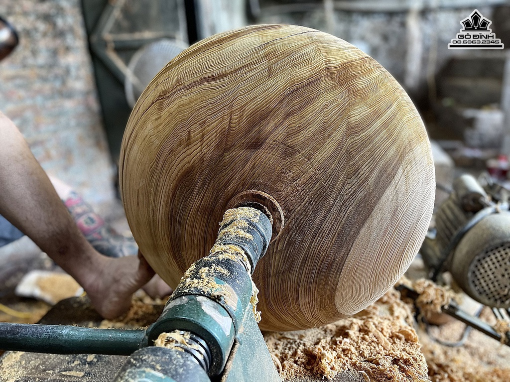 Bình Phú Quý Gỗ Ngọc Am Cao 25 Đường Kính 50 (cm) 1